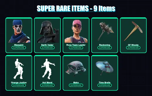 [PC/PSN] | Warpaint | Darth Vader | Rose Team Leader | Ragnarok | Renzo the Destroyer | 147 skin | 130 pickaxe | 148 emote | 116 glider | Lv1504