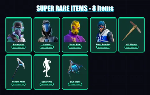 [PS4/PS5/XBOX/PC] | Breakpoint | Sultura | Victor Elite | Point Patroller | Driftwalker | 158 skin | 169 pickaxe | 145 emote | 116 glider | Lv2753