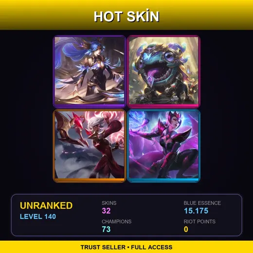 LAS | Victorious Sona | Victorious Kog'Maw | Conqueror Karma | Challenger Ahri | 32 Skin | 73 Champ | Lv140