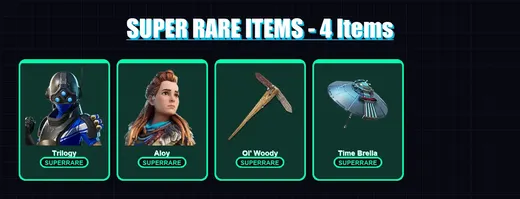 [PC] | Trilogy | Aloy | The Ageless | Spectra Knight | P.A.N.D.A Team Leader | 340 skin | 383 pickaxe | 362 emote | 220 glider | Lv4445 — Game account