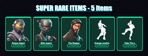 [PC/XBOX/PSN] | Rogue Agent | Elite Agent | The Reaper | Lynx | Zenith | 22 skin | 16 pickaxe | 28 emote | 18 glider | Lv283
