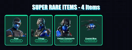 [PS4/PS5/XBOX/PC] | Fixer | Trilogy | Carbon Commando | Lt. Evergreen | Wooly Warrior | 5 skin | 7 pickaxe | 8 emote | 11 glider | Lv197