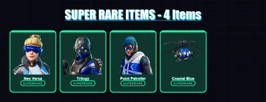 [PS4/PS5/XBOX/PC] | Neo Versa | Trilogy | Point Patroller | Gear Specialist Maya | Deadpool | 47 skin | 30 pickaxe | 47 emote | 28 glider | Lv531