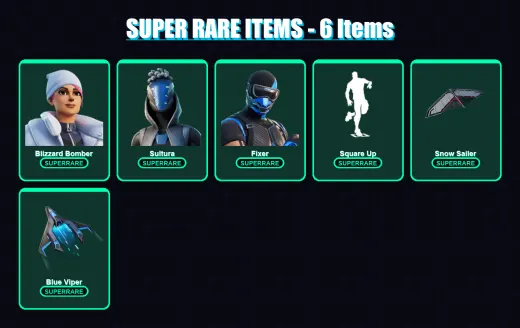 [PS4/PS5/XBOX/PC] | Blizzard Bomber | Sultura | Fixer | Mandalorian | Joey | 118 skin | 173 pickaxe | 112 emote | 137 glider | Lv1954