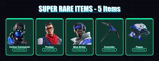 [PS4/PS5/XBOX/PC] | Carbon Commando | Prodigy | Blue Striker | Vivi Chroma | Subzero Cryptic | 5 skin | 5 pickaxe | 3 emote | 5 glider | Lv74 — Game account