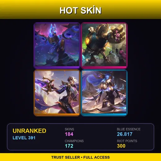 VN | Victorious Blitzcrank | Victorious Fiora | Victorious Sona | Victorious Kog'Maw | 184 Skin | 172 Champ | Lv391