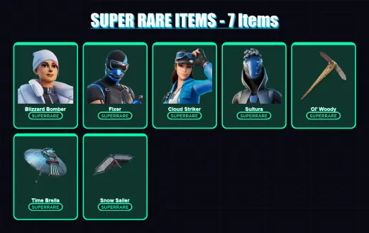 [PC/XBOX] | Blizzard Bomber | Fixer | Cloud Striker | Sultura | Backlash | 35 skin | 90 pickaxe | 54 emote | 77 glider | Lv1450