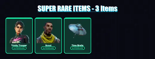 [SWITCH/XBOX/PSN/PC] | Trinity Trooper | Scout | Frozen Love Ranger | Ronin | Frozen Raven | 234 skin | 268 pickaxe | 233 emote | 199 glider | Lv291