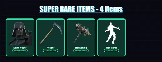 [PC/XBOX/PSN] | Darth Vader | Enforcer | Calamity | Hybrid | Ronin | 127 skin | 124 pickaxe | 123 emote | 121 glider | Lv1756