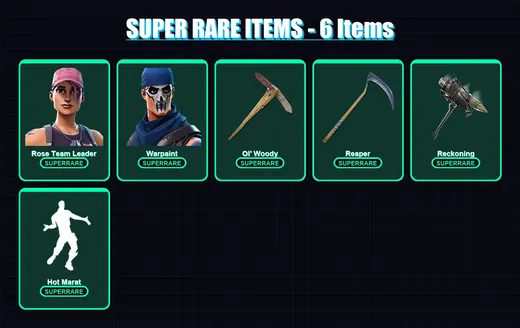 [PC/XBOX/PSN] | Rose Team Leader | Warpaint | Love Ranger | Zenith | Drift | 26 skin | 22 pickaxe | 32 emote | 23 glider | Lv246