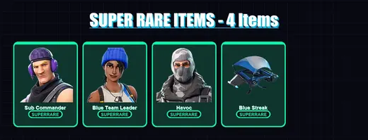 [SWITCH/XBOX/PC] | Sub Commander | Blue Team Leader | Havoc | Michael Scott | Valentina | 55 skin | 88 pickaxe | 67 emote | 68 glider | Lv769