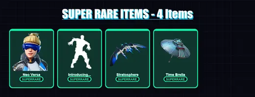 [PS4/PS5/XBOX/PC] | Neo Versa | Peter Griffin | The Cube Queen | Era | Raz | 102 skin | 137 pickaxe | 96 emote | 129 glider | Lv1596
