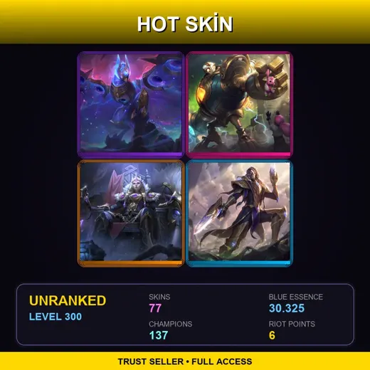 SG | Victorious Blitzcrank | Victorious Sejuani | Victorious Lucian | Victorious Orianna | 77 Skin | 137 Champ | Lv300