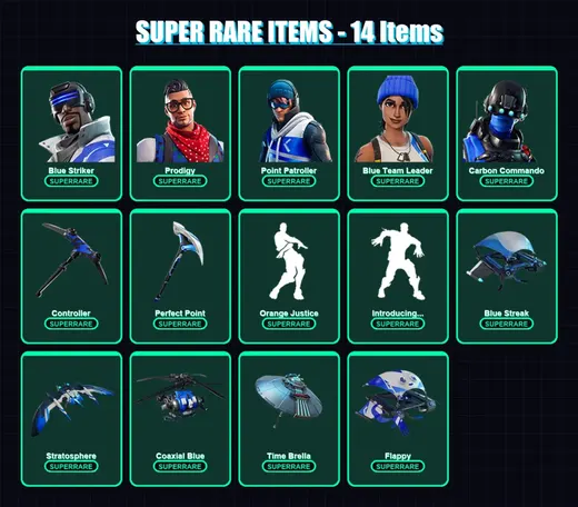 [PS4/PS5/XBOX/PC] | Blue Striker | Prodigy | Point Patroller | 94 skin | Lv1798
