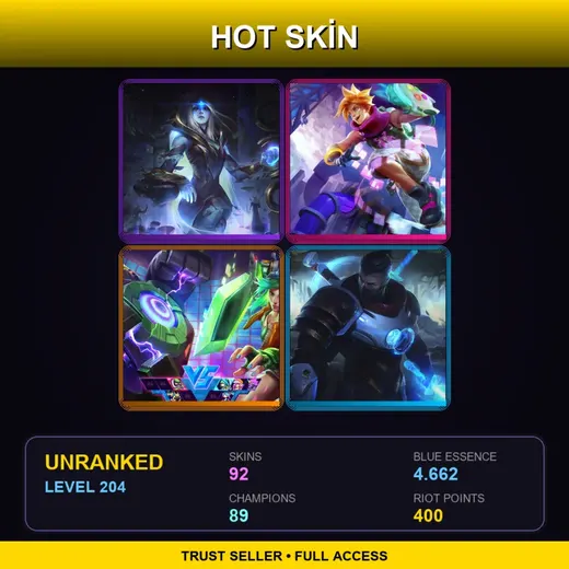 EUNE | Battle Academia Ezreal | Spirit Blossom Thresh | Spirit Blossom Yasuo | Spirit Blossom Riven | 92 Skin | 89 Champ | Lv204