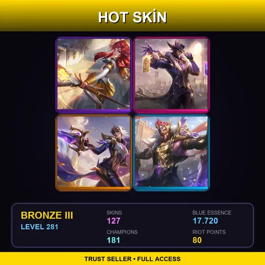 BR | Victorious Twisted Fate | Prestige Battle Academia Lux | Victorious Fiora | Victorious Draven | 127 Skin | 181 Champ | Bronze III | Lv281