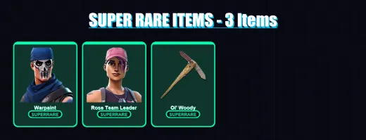 [PS4/PS5/XBOX/PC] | Warpaint | Rose Team Leader | Yulejacket | Felina | Santa Dogg | 6 skin | 23 pickaxe | 8 emote | 9 glider | Lv162