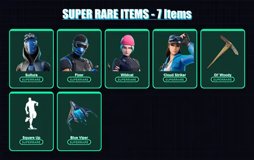 [PS4/PS5/XBOX/PC] | Sultura | Fixer | Wildcat | Cloud Striker | Eternal Knight | 102 skin | 153 pickaxe | 110 emote | 139 glider | Lv1682