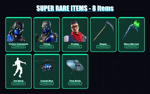 [PS4/PS5/XBOX/PC] | Carbon Commando | Trilogy | Prodigy | Deadpool | Blackheart | 108 skin | 195 pickaxe | 160 emote | 167 glider | Lv2908