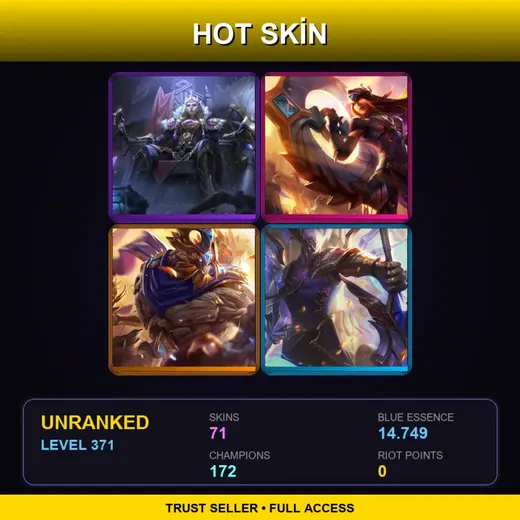 VN | Victorious Sejuani | Victorious Sivir | Victorious Maokai | Victorious Aatrox | 71 Skin | 172 Champ | Lv371