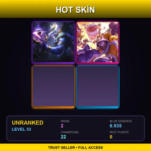 LAN | Cosmic Devourer Vladimir | Meowkai | 2 Skin | 22 Champ | Lv33