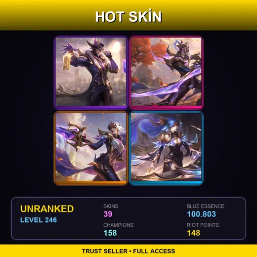 LAS | Victorious Twisted Fate | Victorious Master Yi | Victorious Fiora | Victorious Sona | 39 Skin | 158 Champ | Lv246 — Cafe Cuties Sivir