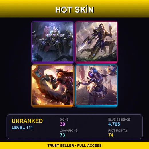 LAS | Victorious Sejuani | Victorious Lucian | Victorious Sivir | Victorious Orianna | 30 Skin | 73 Champ | Lv111