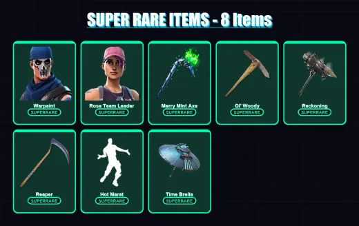 [PC/PSN] | Warpaint | Rose Team Leader | Gear Specialist Maya | Eternal Knight | Sentinel | 148 skin | 206 pickaxe | 157 emote | 171 glider | Lv2496