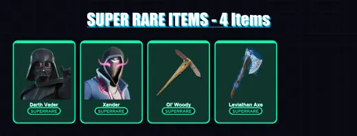 [PS4/PS5/PC] | Darth Vader | Xander | Mandalorian | Peter Griffin | Snap | 235 skin | 332 pickaxe | 220 emote | 237 glider | Lv5005 — Game account
