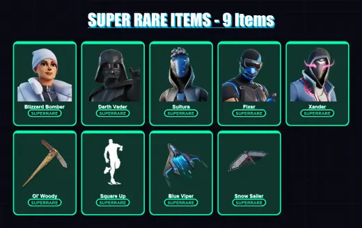 [PC/PSN] | Blizzard Bomber | Darth Vader | Sultura | Fixer | Xander | 88 skin | 101 pickaxe | 71 emote | 82 glider | Lv1065