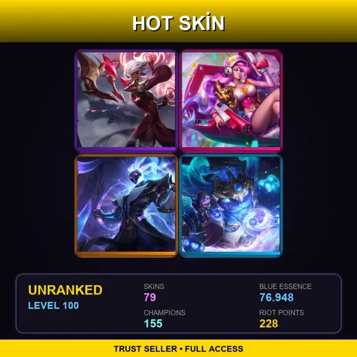 EUNE | Conqueror Karma | Cosmic Paladins Nunu & Willump | Battle Academia Ezreal | Cosmic Matriarch Bel'Veth | 79 Skin | 155 Champ | Lv100