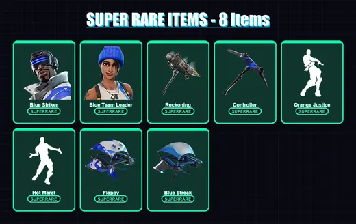 [PC/XBOX] | Blue Striker | Blue Team Leader | Joey | Carbide | Lynx | 40 skin | 33 pickaxe | 33 emote | 38 glider | Lv494