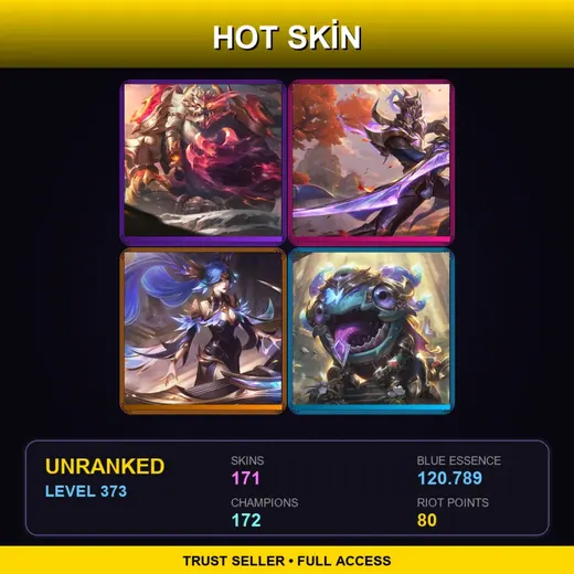 SG | Victorious Master Yi | Prestige Duality Dragon Volibear | Victorious Sona | Victorious Kog'Maw | 171 Skin | 172 Champ | Lv373