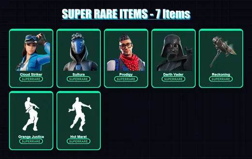 [PC] | Cloud Striker | Sultura | Prodigy | Darth Vader | Luxe | 159 skin | 161 pickaxe | 161 emote | 143 glider | Lv2891 — Game account