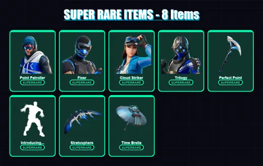 [PC/XBOX/PSN] | Point Patroller | Fixer | Cloud Striker | Trilogy | Ruin | 16 skin | 40 pickaxe | 47 emote | 47 glider | Lv910