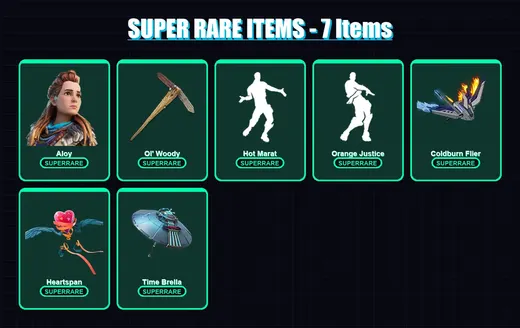 [PC] | Aloy | The Ice King | Optimus Prime | Mizuki | All Might | 107 skin | 128 pickaxe | 110 emote | 99 glider | Lv1723 — Game account
