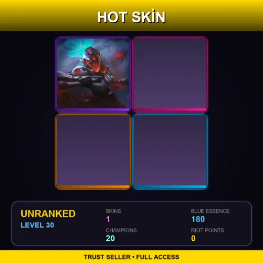 EUW | PROJECT: Akali | 1 Skin | 20 Champ | Lv30