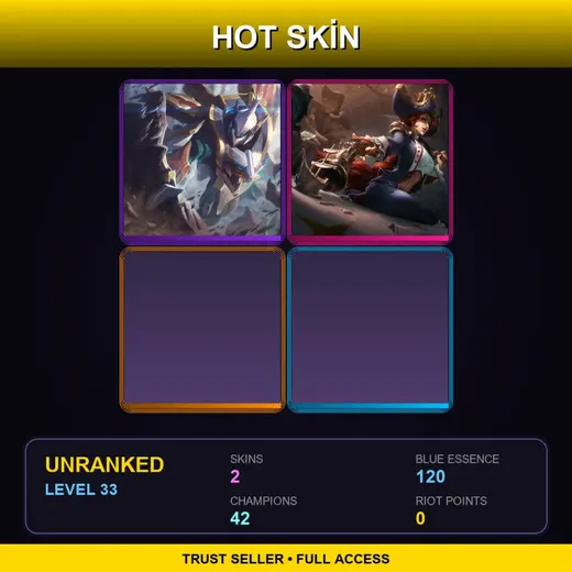 LAN | Mecha Kingdoms Sett | Waterloo Miss Fortune | 2 Skin | 42 Champ | Lv33 — Mecha Kingdoms Sett