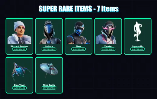 [PS4/PS5/XBOX/PC] | Blizzard Bomber | Sultura | Fixer | Xander | Son Goku | 44 skin | 54 pickaxe | 39 emote | 57 glider | Lv761