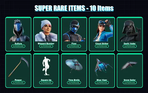 [PS4/PS5/XBOX/PC] | Sultura | Blizzard Bomber | Fixer | Cloud Striker | Darth Vader | 283 skin | 331 pickaxe | 224 emote | 245 glider | Lv4867