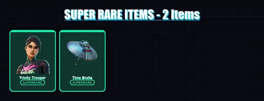 [PS4/PS5/XBOX/PC] | Trinity Trooper | Spectra Knight | Kado Thorne | Valeria | Peter Griffin | 51 skin | 79 pickaxe | 60 emote | 57 glider | Lv1057