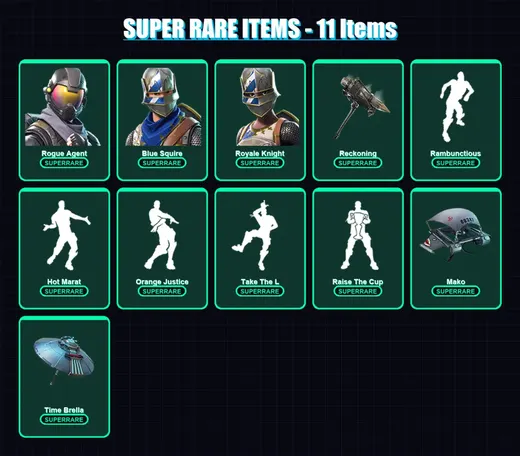 [PS4/PS5/XBOX/PC] | Rogue Agent | Blue Squire | Royale Knight | Peter Griffin | Drift | 90 skin | 138 pickaxe | 131 emote | 125 glider | Lv2294 — Game account
