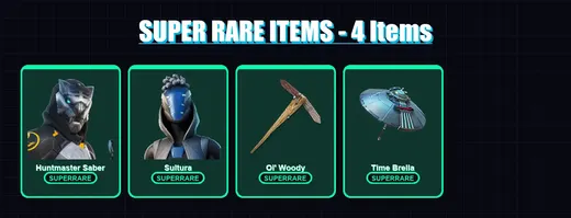[PS4/PS5/PC] | Huntmaster Saber | Sultura | Zeus | Valeria | Peter Griffin | 99 skin | 177 pickaxe | 99 emote | 119 glider | Lv1882