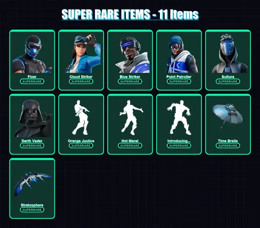 [PS4/PS5/XBOX/PC] | Fixer | Cloud Striker | Blue Striker | Point Patroller | Sultura | 135 skin | 210 pickaxe | 147 emote | 182 glider | Lv2902 — Game account
