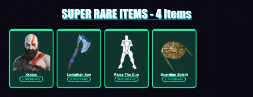 [PC/XBOX] | Kratos | Fade | Midas | Mandalorian | Predator | 77 skin | 86 pickaxe | 53 emote | 77 glider | Lv843