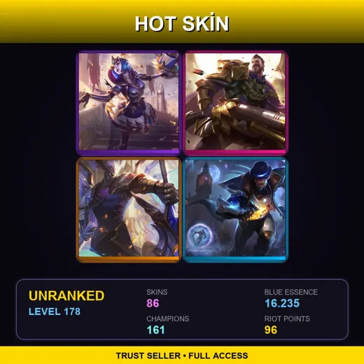 SG | Victorious Orianna | Victorious Graves | Victorious Aatrox | Pulsefire Twisted Fate | 86 Skin | 161 Champ | Lv178 — Mistletoe Leblanc