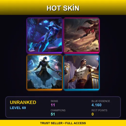 RU | PROJECT: Ashe | High Noon Yasuo | Odyssey Kayn | Arcane Inventor Jayce | 11 Skin | 51 Champ | Lv69