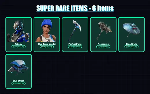 [PC/XBOX] | Trilogy | Blue Team Leader | Calamity | Carbide | DJ Yonder | 6 skin | 13 pickaxe | 10 emote | 18 glider | Lv193