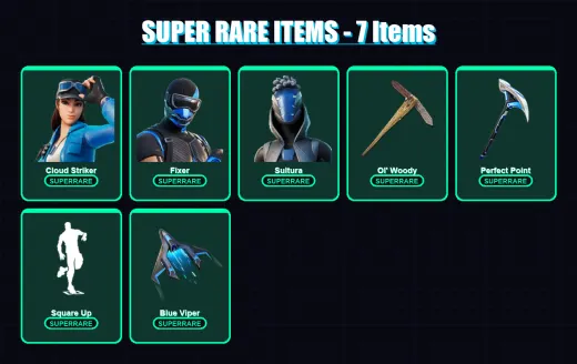 [PC/XBOX/PSN] | Cloud Striker | Fixer | Sultura | Menace | The Foundation | 63 skin | 73 pickaxe | 66 emote | 61 glider | Lv889