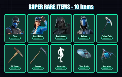 [PC/XBOX] | Fixer | Cloud Striker | Darth Vader | Sultura | Fade | 165 skin | 183 pickaxe | 167 emote | 151 glider | Lv2471